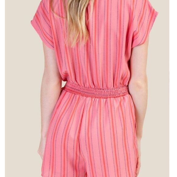 NWT Pink cabana romper - Picture 3 of 4
